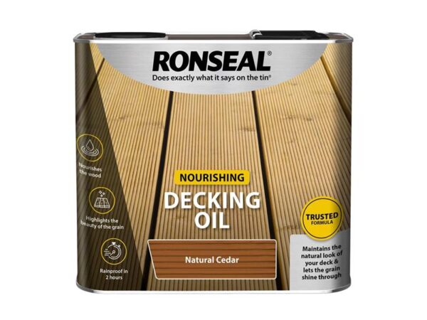 Ronseal Decking Oil Natural Cedar 2.5 litre