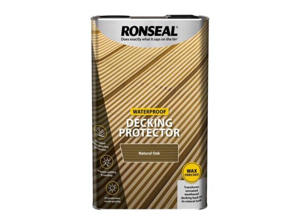 Ronseal Decking Protector Natural Oak 5 litre