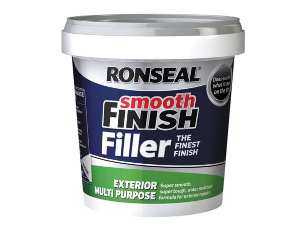 Ronseal Smooth Finish Exterior Multipurpose Ready Mix Filler Tub 1.2kg