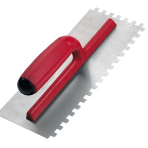 RUBI TILING TOOLS PRO Steel Notched Trowel 11 x 4in x 1/4in Notch