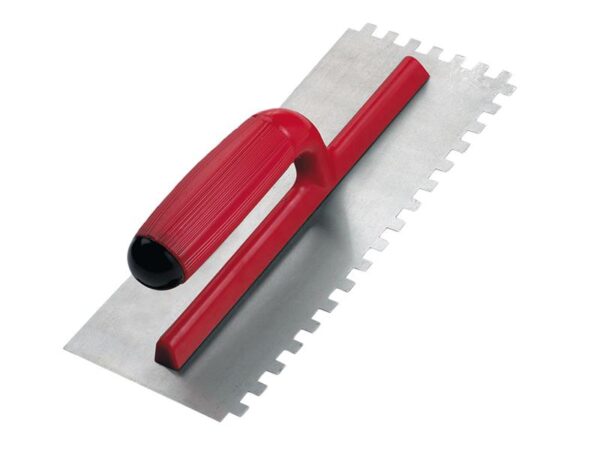 RUBI TILING TOOLS PRO Steel Notched Trowel 11 x 4in x 1/4in Notch