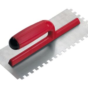 RUBI TILING TOOLS PRO Steel Notched Trowel 11 x 4in x 5/16in Notch