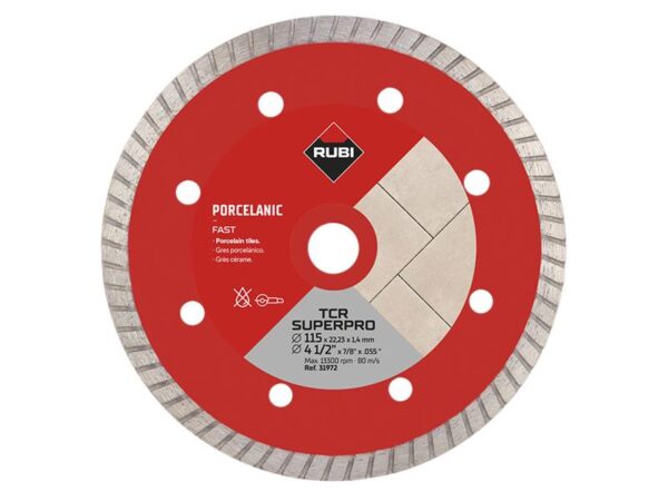 RUBI TILING TOOLS TCR115 SUPERPRO Diamond Blade 115mm