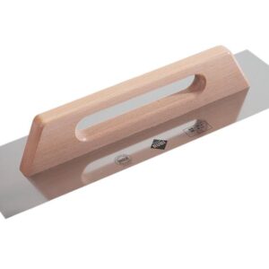 RUBI TILING TOOLS Steel Trowel Wooden Handle 19in