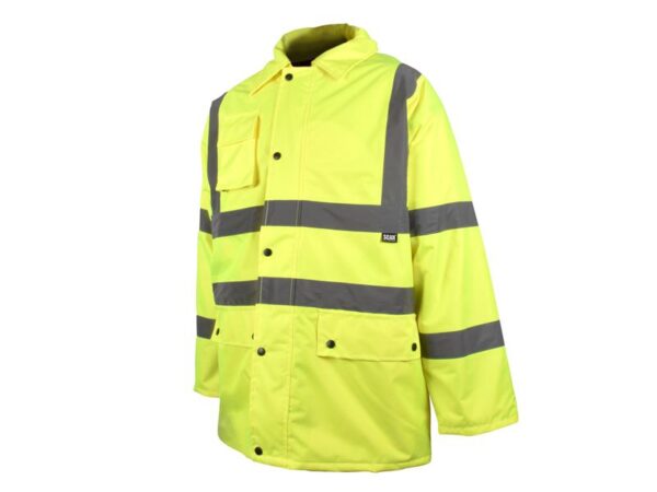 Scan Hi-Vis Yellow Motorway Jacket - L (44in)