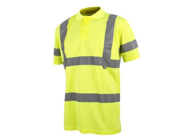 Scan Hi-Vis Yellow Polo Shirt - XL (46in)