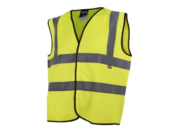 Scan Hi-Vis Yellow Waistcoat - XL (48in)