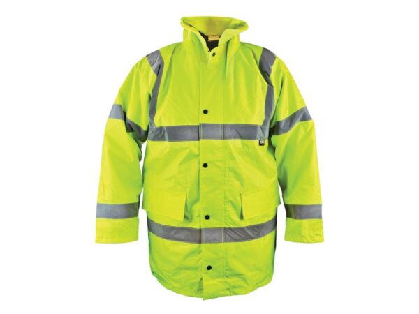 Scan Hi-Vis Yellow Motorway Jacket - L (44in)