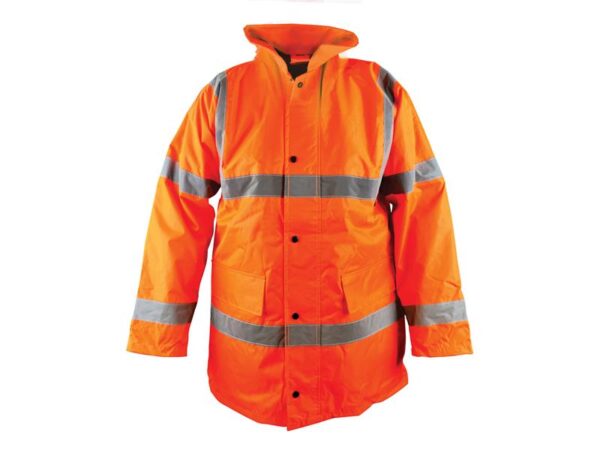Scan Hi-Vis Orange Motorway Jacket - XXL (52in)