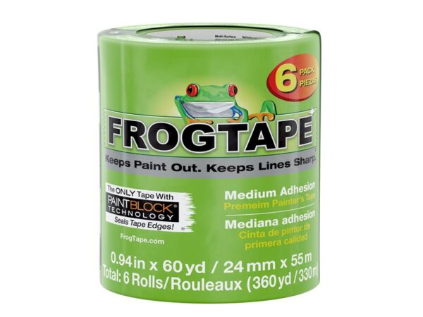 Shurtape FrogTape® Multi-Surface Masking Tape 24mm x 55m (6 Pack)
