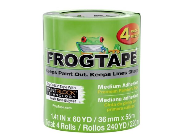 Shurtape FrogTape® Multi-Surface Masking Tape 36mm x 55m (4 Pack)