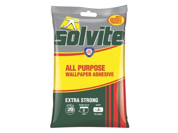 Solvite All Purpose Extra Strong Wallpaper Paste - 5 Roll Sachet