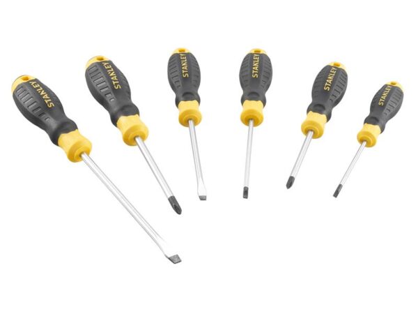STANLEY® Hand Tools CUSHION GRIP™ Screwdriver Set, 6 Piece