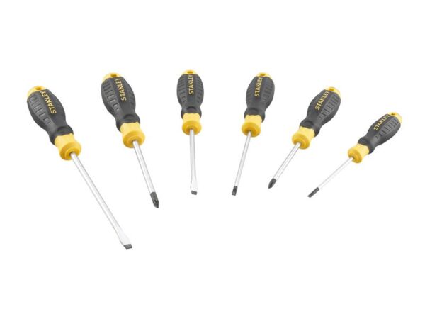STANLEY® Hand Tools CUSHION GRIP™ Screwdriver Set, 6 Piece