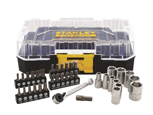STANLEY® Hand Tools FatMax® PRO-STACK™ 1/4in Socket & Bit Set, 37 Piece