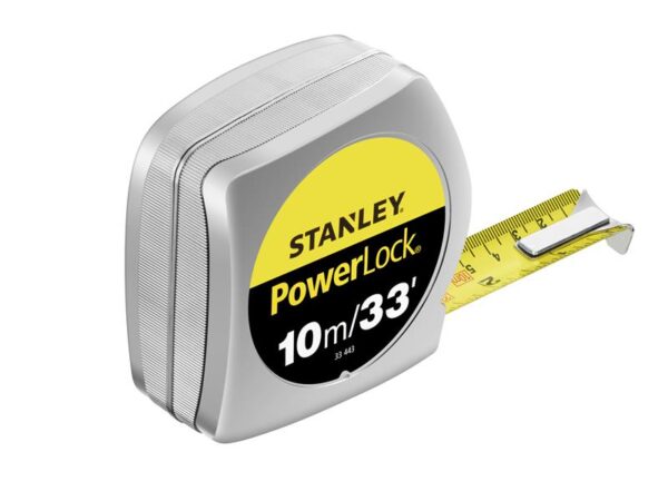 STANLEY® Hand Tools PowerLock® Classic Pocket Tape 10m/33ft (Width 25mm)