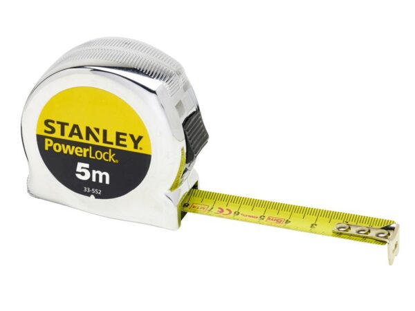 STANLEY® Hand Tools PowerLock® Classic Pocket Tape 5m (Width 19mm) (Metric only)