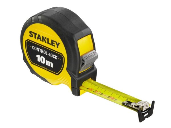 STANLEY® Hand Tools CONTROL-LOCK™ Pocket Tape 10m (Width 25mm) (Metric only)