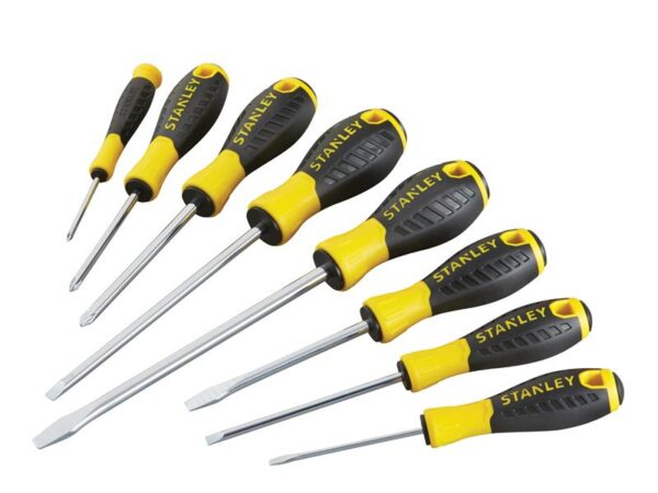 STANLEY® Hand Tools 0-60-210 Essential Screwdriver Set, 8 Piece