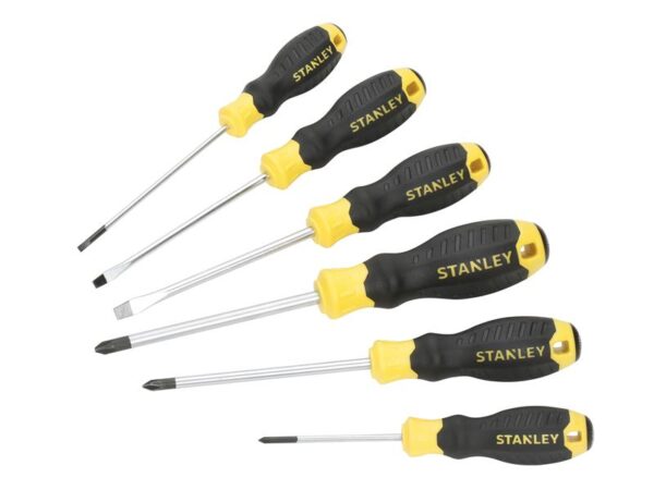 STANLEY® Hand Tools CUSHION GRIP™ Screwdriver Set, 6 Piece