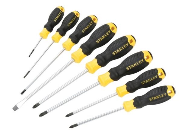 STANLEY® Hand Tools Cushion Grip Screwdriver Set, 8 Piece