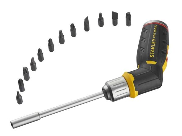 STANLEY® Hand Tools FatMax® Pistol Grip Ratchet 12 Bits