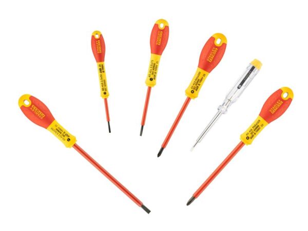 STANLEY® Hand Tools FatMax® VDE Insulated Screwdriver Set, 6 Piece