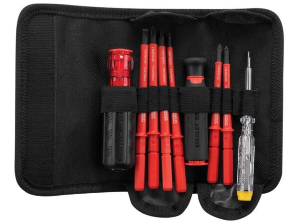 STANLEY® Hand Tools VDE Multi-Bit Screwdriver Set, 10 Piece