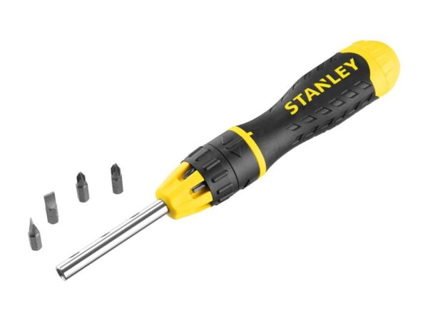 STANLEY® Hand Tools Multibit Ratchet Screwdriver &10 Bits