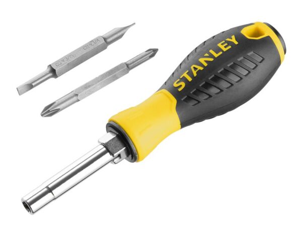 STANLEY® Hand Tools 6-Way Screwdriver Carded