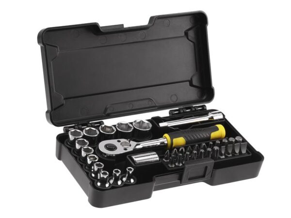 STANLEY® Hand Tools 1/4in Compact Socket Set, 37 Piece