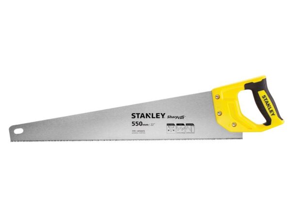 STANLEY® Hand Tools Sharpcut™ Handsaw 550mm (22in) 7 TPI