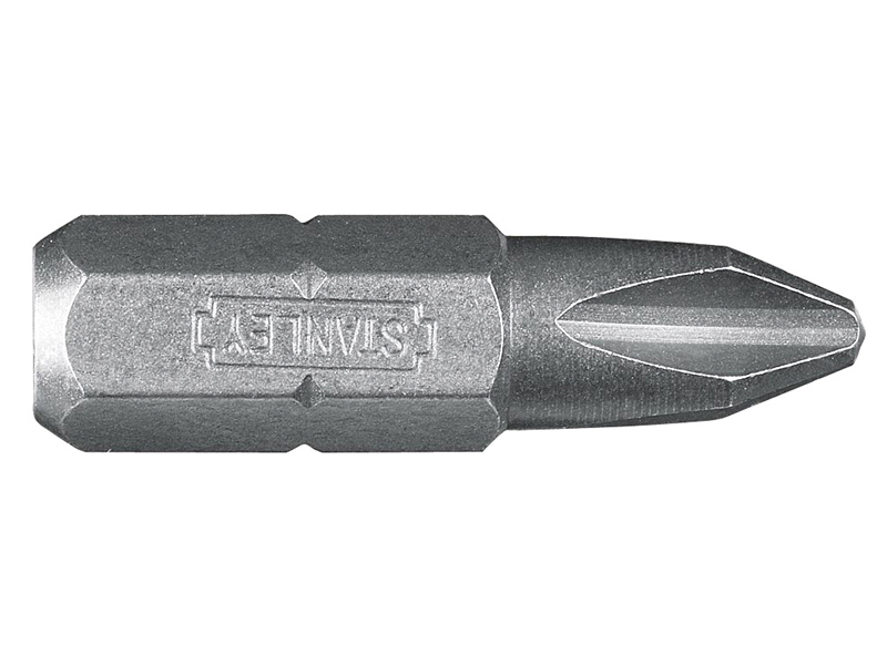 STANLEY® Hand Tools Phillips Bits PH2 x 25mm (Box 25)