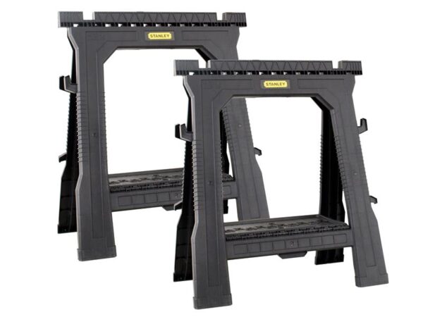 STANLEY® Hand Tools Folding Sawhorses (Twin Pack)