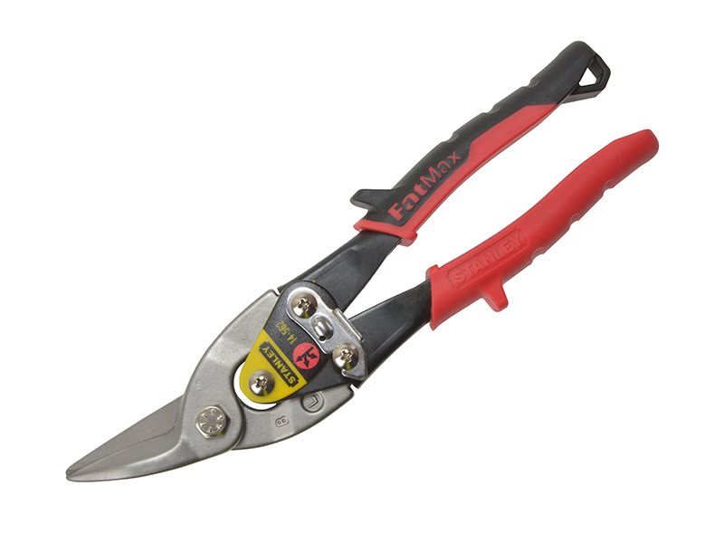 STANLEY® Hand Tools Red Aviation Snips Left Cut 250mm (10in)