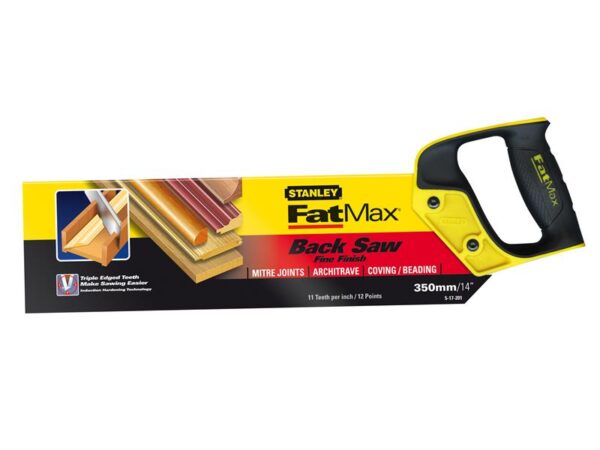 STANLEY® Hand Tools FatMax® Tenon Back Saw 360mm (14in) 11 TPI