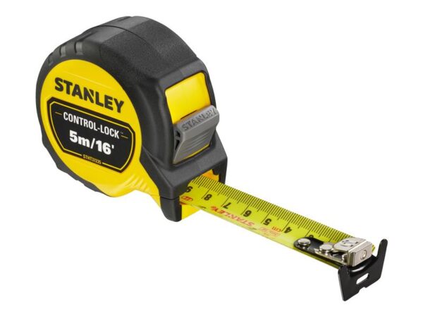 STANLEY® Hand Tools CONTROL-LOCK™ Pocket Tape 5m/16ft (Width 25mm)