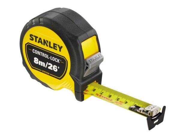 STANLEY® Hand Tools CONTROL-LOCK™ Pocket Tape 8m/25ft (Width 25mm)