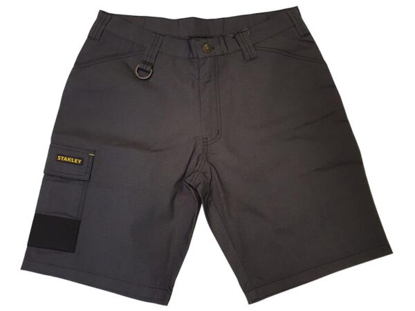 STANLEY® Clothing Tucson Cargo Shorts Grey Rip-Stop Waist 30in