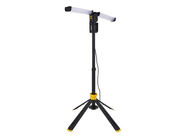 STANLEY® Lighting Area Tower Light with Outlet Socket 8600 Lumens