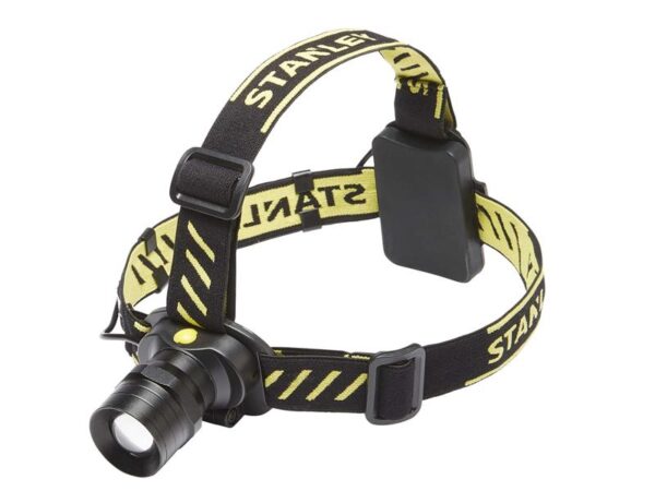 STANLEY® Lighting Zoom Head Torch 300 Lumens