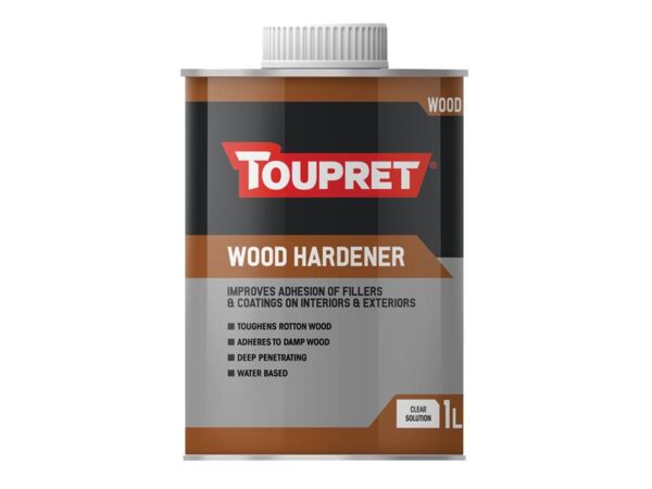 Toupret Wood Hardener Clear 1 litre