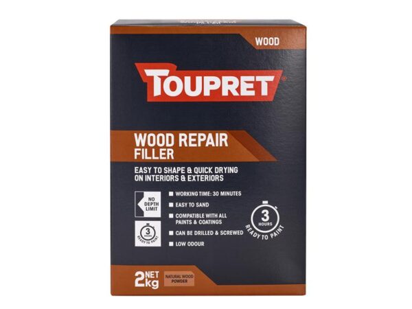 Toupret Wood Repair Filler Natural Wood 2kg