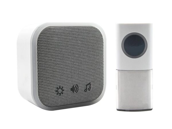 Uni-Com Portable Door Chime, White