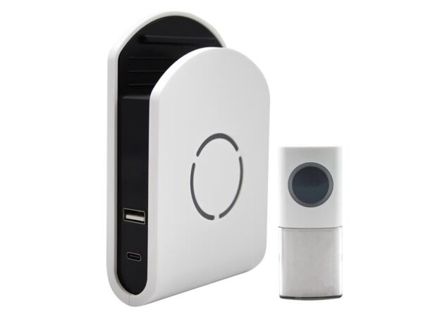 Uni-Com Plug-in Door Chime with USB Charger