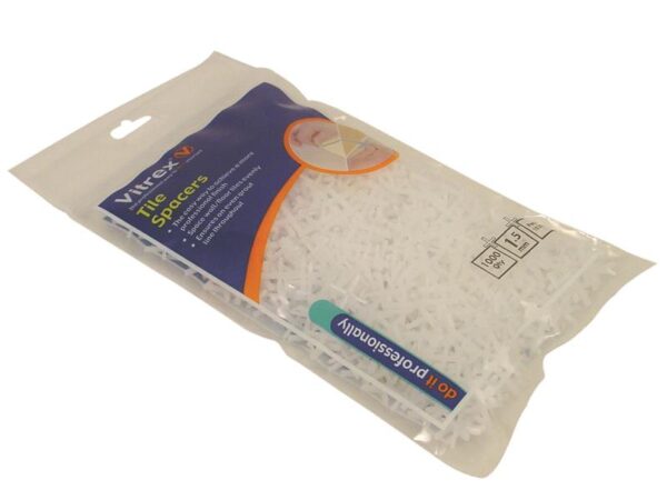 Vitrex Wall Tile Spacers 1.5mm (Pack 1000)