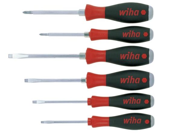 Wiha SoftFinish® SL/PH Hex Blade Screwdriver Set, 7 Piece