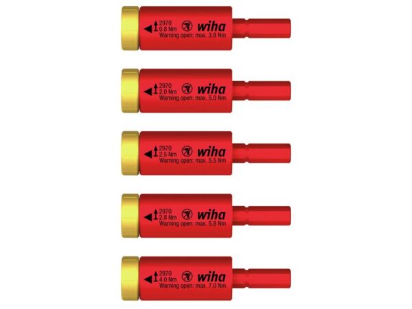 Wiha electric easyTorque Adapter Set, 5 Piece
