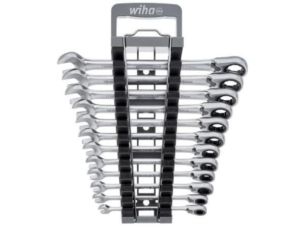 Wiha Ring Ratchet Spanner Set, 12 Piece