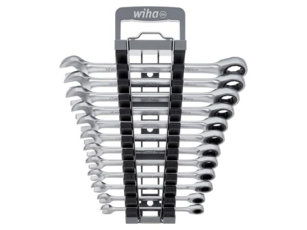 Wiha Ring Ratchet Spanner Set, 12 Piece